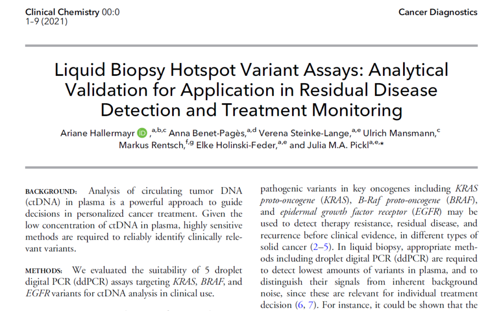 Liquid Biopsy paper